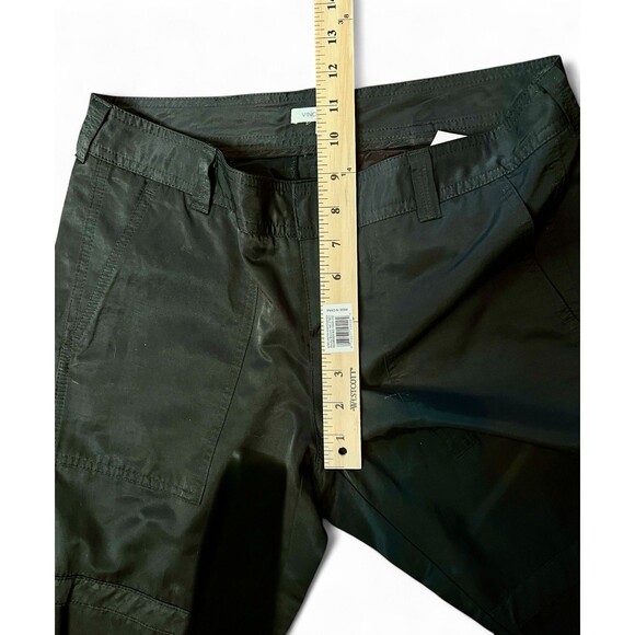 VTG Vince Black Strap Pants Women’s Size 6, Edgy Buckle Detail Cargo Trousers - Picture 11 of 12